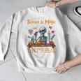 Science Is Magic Halloween Skeleton Students Teacher Men Graphic Sweatshirt, Science Teacher Gifts, funny design