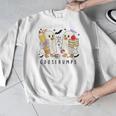 Silly Goose Spooky Teacher Halloween Cute Goosebumps Men Graphic Sweatshirt, funny design Silly Goose Spooky Teacher Halloween Cute Goosebumps Men Graphic Sweatshirt, funny design