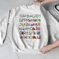 SPANISH ALPHABET MAESTRA SPANISH TEACHER Men Graphic Sweatshirt, funny design SPANISH ALPHABET MAESTRA SPANISH TEACHER Men Graphic Sweatshirt, funny design
