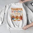 Teach Thanksgiving Teacher Thankful For My Preschool Turkeys Men Graphic Sweatshirt, funny design