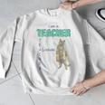 I Am A Teacher Alcoholic Cat Beer Feline Men Women Men Graphic Sweatshirt, funny design