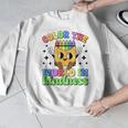 Teacher Back To School Color In Kindness Crayon Pencil Men Graphic Sweatshirt, funny design Teacher Back To School Color In Kindness Crayon Pencil Men Graphic Sweatshirt, funny design