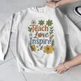 Teacher Inspire Love Men Graphic Sweatshirt, funny design Teacher Inspire Love Men Graphic Sweatshirt, funny design
