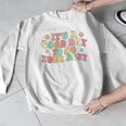 Teacher Testing Shirt It's A Good Day To Do Best Groovy Men Graphic Sweatshirt, Groovy Teacher Gifts, funny design