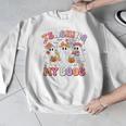 Teaching My Boos Cute Spooky Ghost Teacher Halloween Women Men Graphic Sweatshirt, funny design