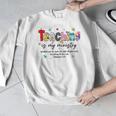 Teaching Is My Ministry God Christian Teacher Back To School Men Graphic Sweatshirt, funny design Teaching Is My Ministry God Christian Teacher Back To School Men Graphic Sweatshirt, funny design