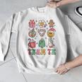 Team TK Teacher Christmas Groovy Smile Face Girl Boy Kid TK Men Graphic Sweatshirt, Groovy Teacher Gifts, funny design Team TK Teacher Christmas Groovy Smile Face Girl Boy Kid TK Men Graphic Sweatshirt, Groovy Teacher Gifts, funny design