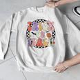 Trick Or Teach Retro Groovy Halloween Teacher Men Graphic Sweatshirt, Groovy Teacher Gifts, funny design Trick Or Teach Retro Groovy Halloween Teacher Men Graphic Sweatshirt, Groovy Teacher Gifts, funny design