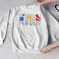 Women Art Teacher Back To School Artist Primary Color Theory Men Graphic Sweatshirt, funny design