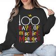 100 Days Of Mischief Managed Teacher Kid 100th Day Of School Women Crewneck Sweatshirt, trending gift 100 Days Of Mischief Managed Teacher Kid 100th Day Of School Women Crewneck Sweatshirt, trending gift