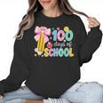 100 Days Of School Preppy 100th Day Of School Teachers Girls Women Crewneck Sweatshirt, trending gift 100 Days Of School Preppy 100th Day Of School Teachers Girls Women Crewneck Sweatshirt, trending gift