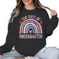 100th Day Of Kindergarten Teacher Kids 100 Days Smarter Women Crewneck Sweatshirt, trending gift