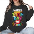 100th Day Of School Teachers Kids Child Happy 100 Days Women Crewneck Sweatshirt, trending gift 100th Day Of School Teachers Kids Child Happy 100 Days Women Crewneck Sweatshirt, trending gift