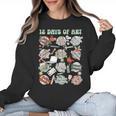 12 Days Of Art Teacher Christmas Artists Painter Educational Women Crewneck Sweatshirt, trending gift