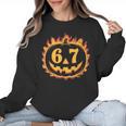 6 7 Meme Halloween Pumpkin Costume For Student Teacher Women Crewneck Sweatshirt, trending gift 6 7 Meme Halloween Pumpkin Costume For Student Teacher Women Crewneck Sweatshirt, trending gift