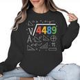 67 Meme Square Root 4489 Slang Six Seven Math Teacher Women Crewneck Sweatshirt, trending gift
