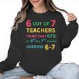 67 Teacher Middle School Teacher 6 7 Overuse 67 Women Crewneck Sweatshirt, trending gift 67 Teacher Middle School Teacher 6 7 Overuse 67 Women Crewneck Sweatshirt, trending gift