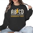 ABCD Kindergarten Rocks Pencil Lightning Students Teachers Women Crewneck Sweatshirt, trending gift