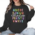 Alphabet ABC Elemeno Teacher Student Back To School Women Crewneck Sweatshirt, trending gift Alphabet ABC Elemeno Teacher Student Back To School Women Crewneck Sweatshirt, trending gift