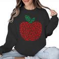 Apple Dot Pattern Art Teacher Appreciation Men Women Humor Women Crewneck Sweatshirt, trending gift Apple Dot Pattern Art Teacher Appreciation Men Women Humor Women Crewneck Sweatshirt, trending gift
