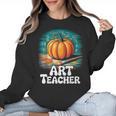 Art Teacher Pumpkin Painting Halloween Costume Women Crewneck Sweatshirt, trending gift Art Teacher Pumpkin Painting Halloween Costume Women Crewneck Sweatshirt, trending gift