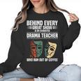 Theatre Teacher Drama Lover Theatre Mask Drama Teacher Women Crewneck Sweatshirt, trending gift