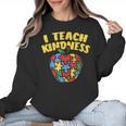 Autism Teacher Shirt I Teach Kindness Apple Puzzle Awareness Women Crewneck Sweatshirt, trending gift Autism Teacher Shirt I Teach Kindness Apple Puzzle Awareness Women Crewneck Sweatshirt, trending gift
