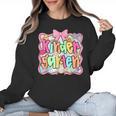 Back To School Kindergarten Preppy Teacher Girl Women Crewneck Sweatshirt, trending gift Back To School Kindergarten Preppy Teacher Girl Women Crewneck Sweatshirt, trending gift