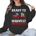 Back To School Teacher Farming Tractor Farmer Kids 100th Day Women Crewneck Sweatshirt, trending gift Back To School Teacher Farming Tractor Farmer Kids 100th Day Women Crewneck Sweatshirt, trending gift