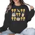 Back To School Yellow Bows Book Coffee Leopard Apple Teacher Women Crewneck Sweatshirt, trending gift Back To School Yellow Bows Book Coffee Leopard Apple Teacher Women Crewneck Sweatshirt, trending gift