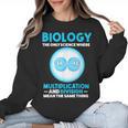 Biology Facts Science Teacher Student Biologist Women Crewneck Sweatshirt, Science Teacher Gifts, trending gift
