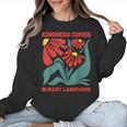 Boho Flower ESL Teacher Kindness Comes In Many Languages Women Crewneck Sweatshirt, Esl Teacher Gifts, trending gift