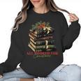 All Booked For Christmas Christmas Book Tree For Teacher For Men Women Kids Women Crewneck Sweatshirt, trending gift All Booked For Christmas Christmas Book Tree For Teacher For Men Women Kids Women Crewneck Sweatshirt, trending gift