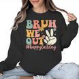 Bruh We Out Teacher Retro Last Day Of School Boys Girls Kids Women Crewneck Sweatshirt, trending gift Bruh We Out Teacher Retro Last Day Of School Boys Girls Kids Women Crewneck Sweatshirt, trending gift