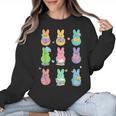 Bunny Reading Books Easter Day Librarian Teacher Book Women Crewneck Sweatshirt, Easter Teacher Gifts, trending gift