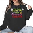You Can't Scare Me I'm A Preschool Teacher Halloween Women Crewneck Sweatshirt, trending gift