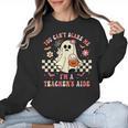 You Can't Scare Me I'm A School Teacher's Aide Halloween Women Crewneck Sweatshirt, trending gift You Can't Scare Me I'm A School Teacher's Aide Halloween Women Crewneck Sweatshirt, trending gift