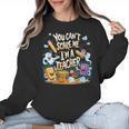 You Can't Scare Me I'm A Teacher Cool Math Teacher Halloween Women Crewneck Sweatshirt, trending gift