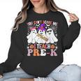 You Can't Scare Me I Teach Pre-k Halloween Teacher Women Crewneck Sweatshirt, trending gift