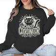 Cat Chaos Coordinator For Women Mom Halloween Teacher Women Crewneck Sweatshirt, trending gift