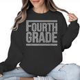 Checkered Fourth Grade Teacher Team Crew Back To School Women Crewneck Sweatshirt, trending gift Checkered Fourth Grade Teacher Team Crew Back To School Women Crewneck Sweatshirt, trending gift