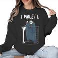 Chemistry Chemist Student Science Teacher Mole Women Crewneck Sweatshirt, Science Teacher Gifts, trending gift