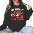 Childcare My Heart Belongs To Children Daycare Teacher Men Women Women Crewneck Sweatshirt, trending gift