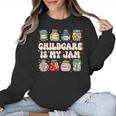 Childcare Is My Jam Child Care Teacher School Psychologist Women Crewneck Sweatshirt, trending gift Childcare Is My Jam Child Care Teacher School Psychologist Women Crewneck Sweatshirt, trending gift