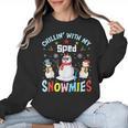 Chillin With My Sped Snowmies Teacher Student Christmas Women Crewneck Sweatshirt, trending gift Chillin With My Sped Snowmies Teacher Student Christmas Women Crewneck Sweatshirt, trending gift