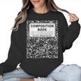 Composition Book Notebook Teachers Matching Group Halloween Women Crewneck Sweatshirt, trending gift Composition Book Notebook Teachers Matching Group Halloween Women Crewneck Sweatshirt, trending gift