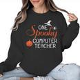 Computer Teacher Halloween Spooky Men Women Kids Women Crewneck Sweatshirt, trending gift Computer Teacher Halloween Spooky Men Women Kids Women Crewneck Sweatshirt, trending gift