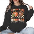 Crunching Numbers Just Like Leaves Pumpkin Fall Teacher Women Crewneck Sweatshirt, trending gift Crunching Numbers Just Like Leaves Pumpkin Fall Teacher Women Crewneck Sweatshirt, trending gift