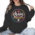 Cute Chaos Coordinator Teacher First Day Of School Women Crewneck Sweatshirt, trending gift Cute Chaos Coordinator Teacher First Day Of School Women Crewneck Sweatshirt, trending gift