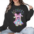 Cute Ghost Book Reading Halloween Teacher Top Girls Women Women Crewneck Sweatshirt, trending gift